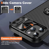 iPhone 11 Pro Max Case With Sliding Camshield Armor - Black