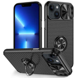 iPhone 13 Case With Sliding Camshield Armor - Black