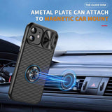 iPhone 13 Case With Sliding Camshield Armor - Black