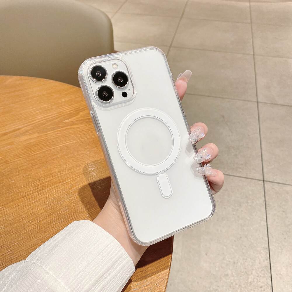 iPhone 13 MagSafe Magnetic Clear Acrylic and TPU - Transparent