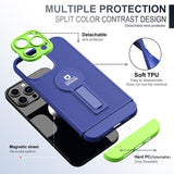 iPhone 13 Pro Case With Small Tail Holder - Blue Green