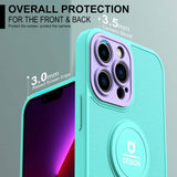 iPhone 13 Pro Max Case With Small Tail Holder - Light Green