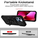 iPhone 14 Pro Case With Camera Shield Made With TPU + PC - Black