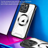 iPhone 15 Case With MagSafe Magnetic Ring - Transparent Black