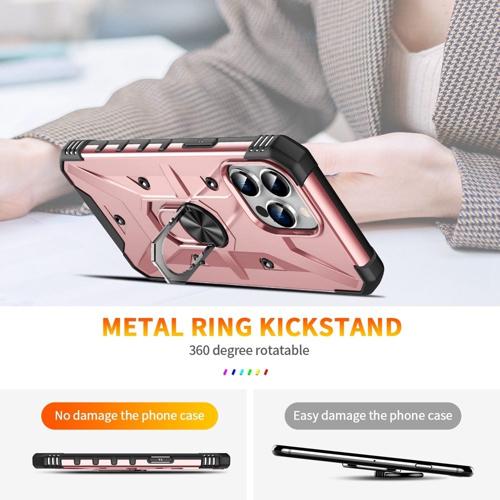 iPhone 15 Case Made With TPU and PC - Rose Gold