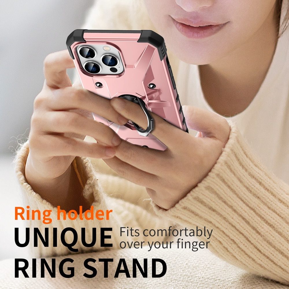 iPhone 15 Case Made With TPU and PC - Rose Gold