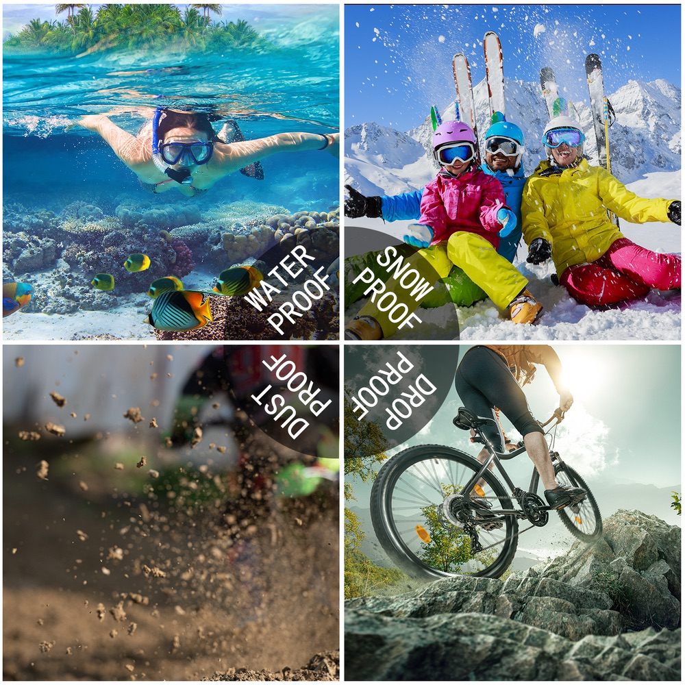 iPhone 15 Plus Case ShellBox IP68 Waterproof Shockproof - Black