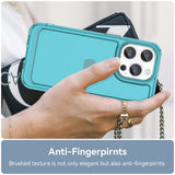 iPhone 15 Pro Case Candy Series Shockproof Transparent Blue