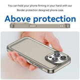 iPhone 15 Pro Case Candy Series Shockproof Transparent Grey