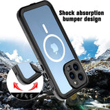 iPhone 15 Pro Case ShellBox IP68 Waterproof Shockproof - Black