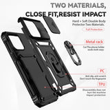iPhone 15 Pro Case With Sliding Camshield Cover - Black