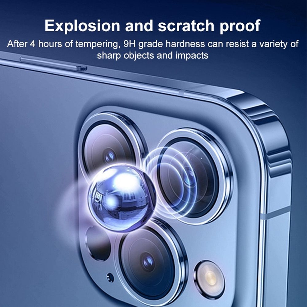 iPhone 15 Pro / iPhone 15 Pro Max Camera Lens Tempered Glass