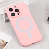 iPhone 15 Pro Max Case MagSafe Magnetic Ring - Pink