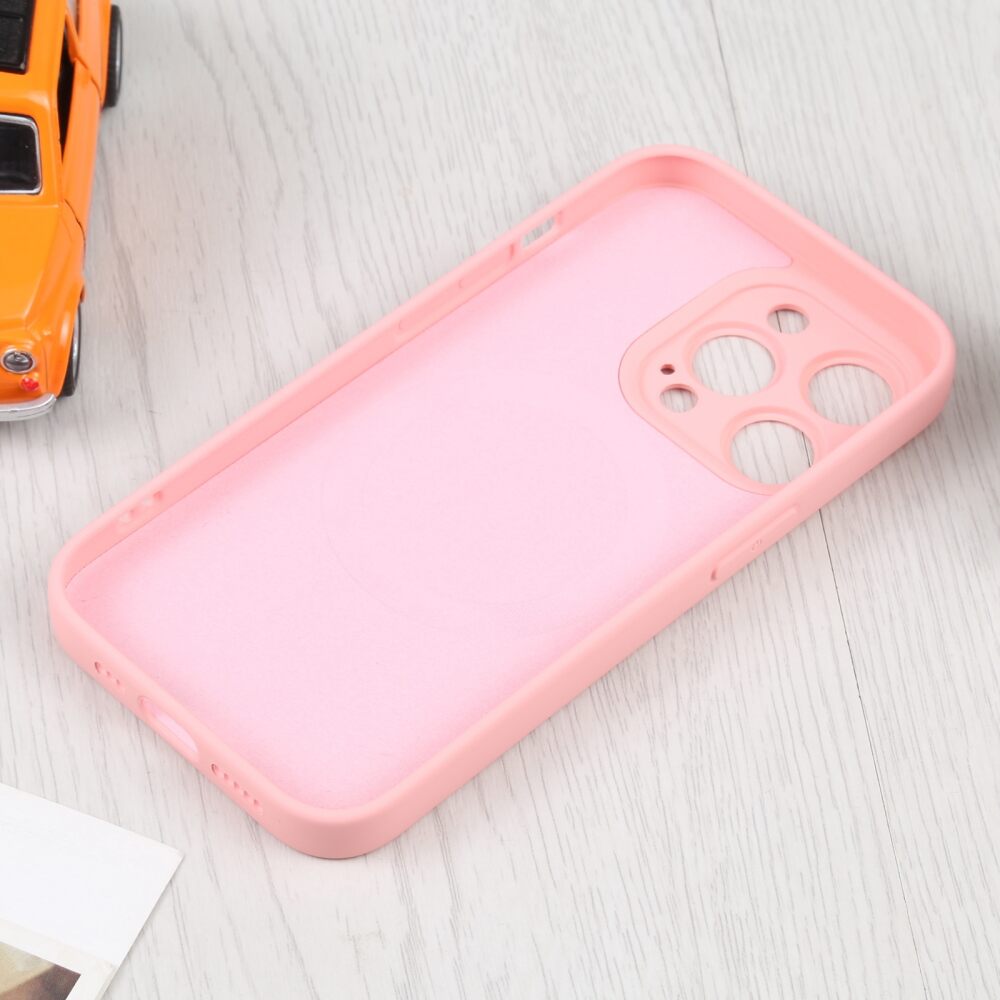 iPhone 15 Pro Max Case MagSafe Magnetic Ring - Pink