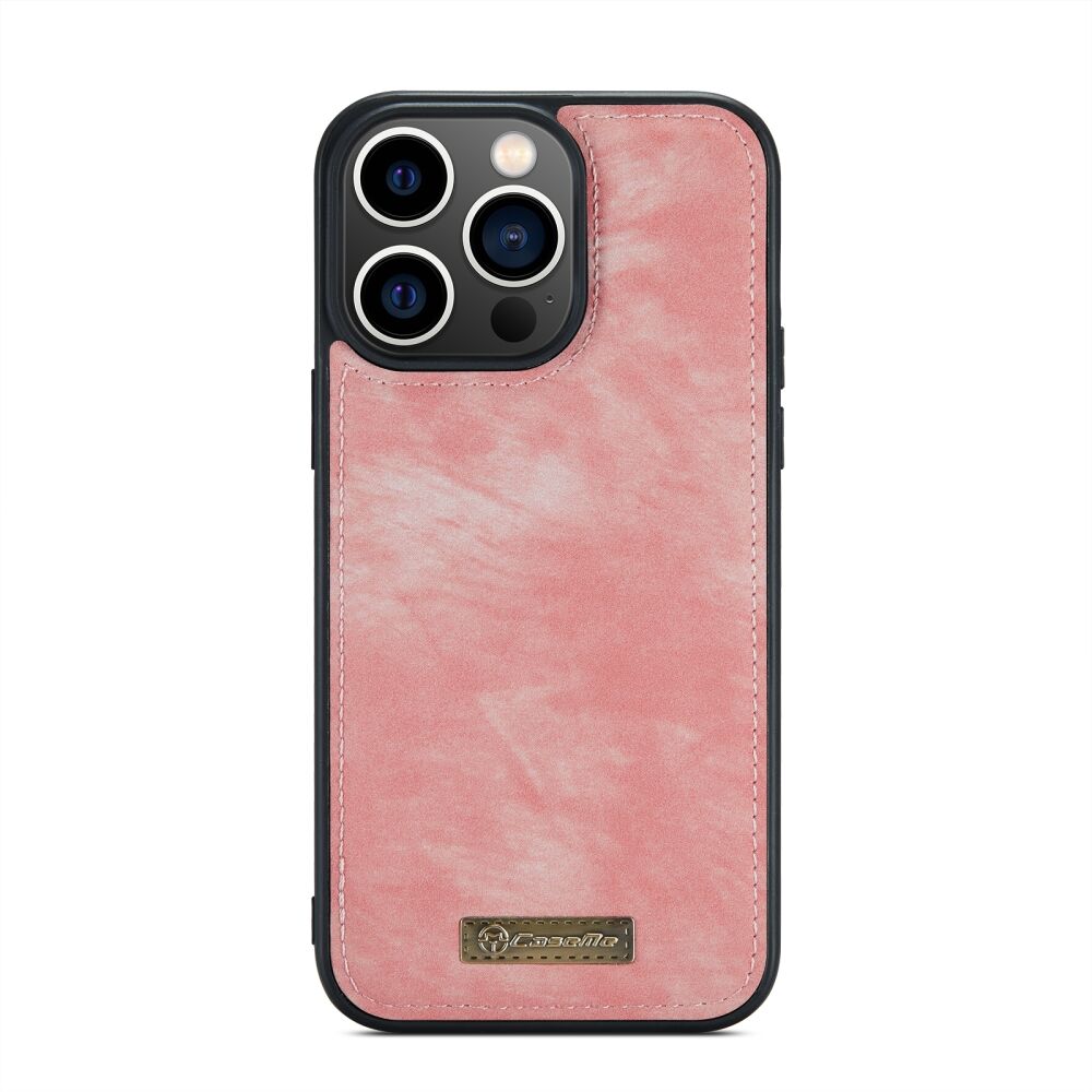 iPhone 15 Pro Max Case Multi-slot Detachable 2-in-1 - Pink