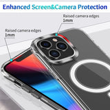 iPhone 15 Pro Max Case With MagSafe Magnetic Ring Corner Airbags - Clear