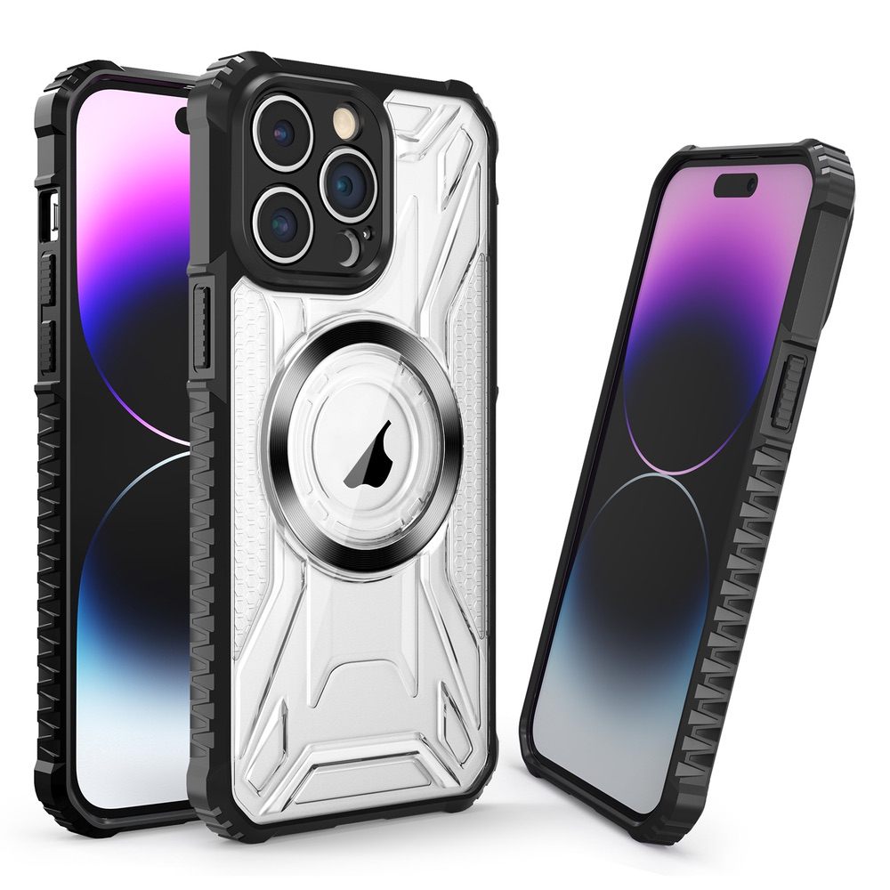 Magnetic Case for iPhone 15 Plus Case Clear Compatible with MagSafe  Built-in Camera Lens Protector Soft Slim Shockproof Phone Case Cover for  iPhone 15