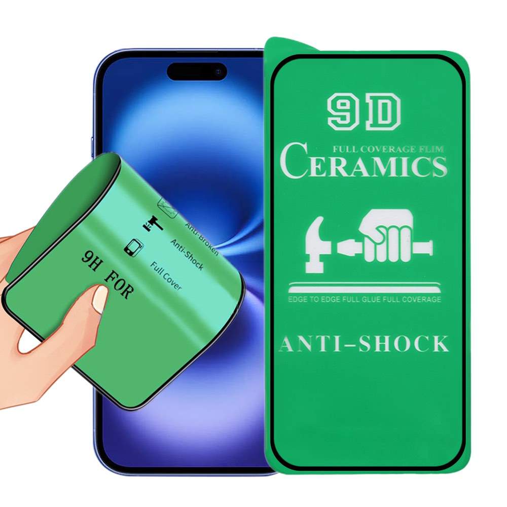 iPhone 16 Ceramic Film - 9D Full Screen, Full Glue HD Screen Protector