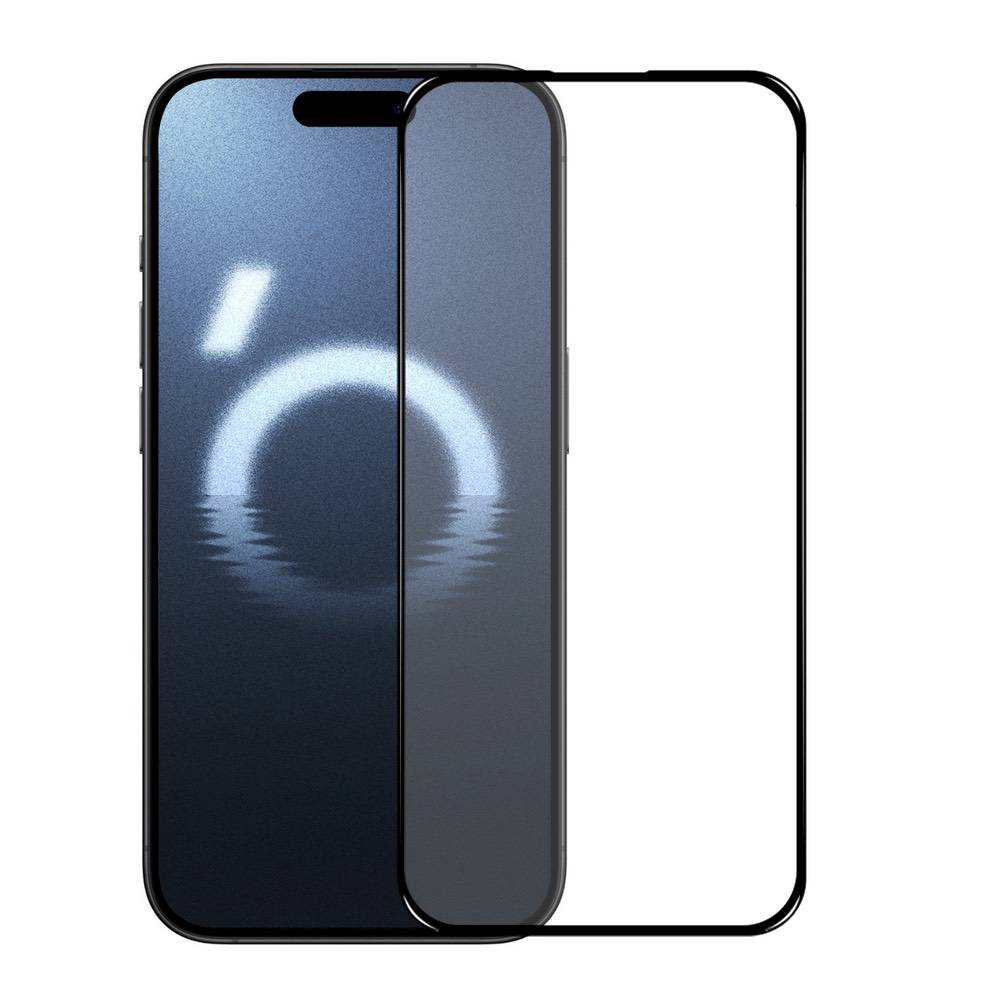 iPhone 16 Pro Max 9D Full Glue Tempered Glass Screen Protector