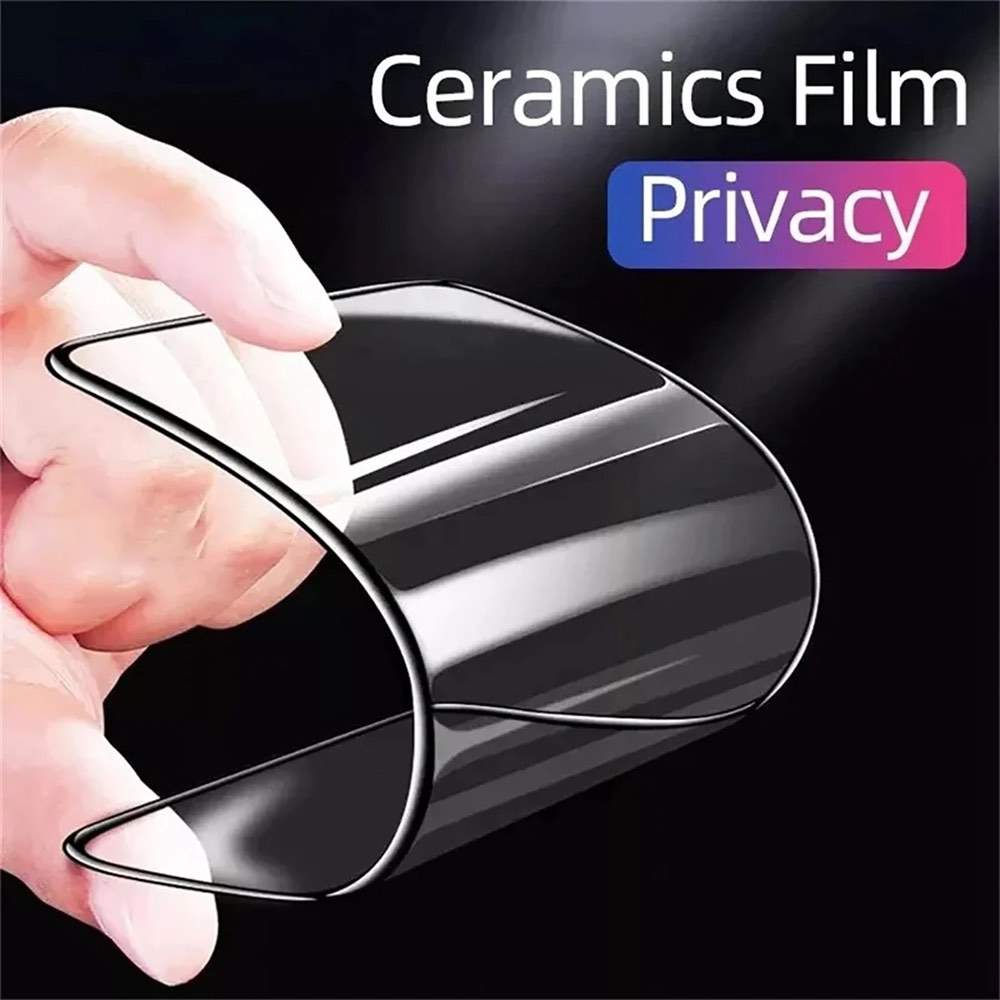 iPhone 16 Pro Max Screen Protector Privacy Ceramic Film - Full Coverage HD Anti-Peep