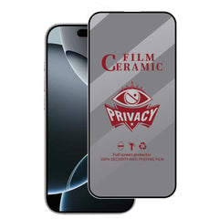 iPhone 16 Pro Privacy Ceramic Film - Full Coverage HD Screen Protector