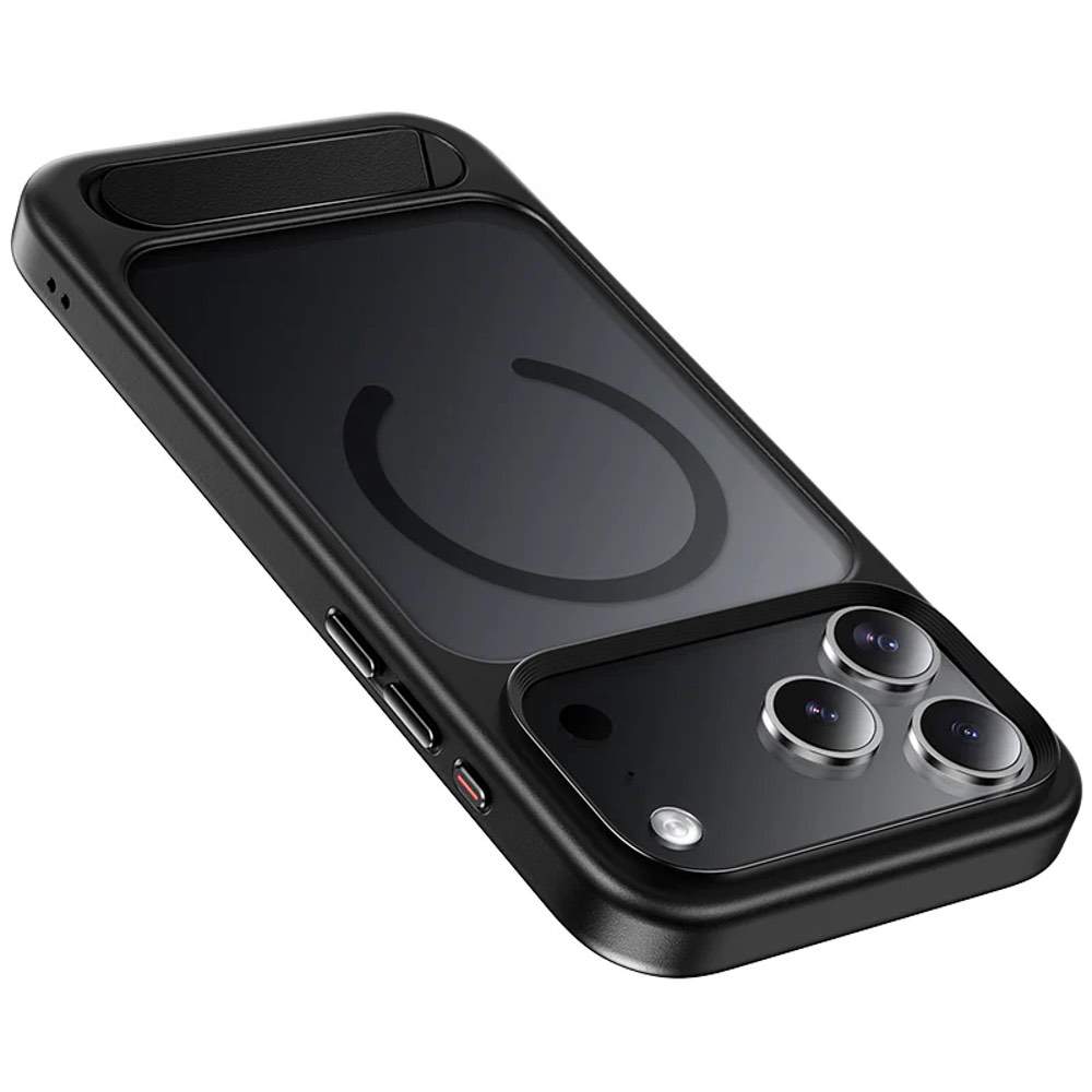 iPhone 17 Case HOCO AS12 MagSafe Semi-Transparent Kickstand Cover