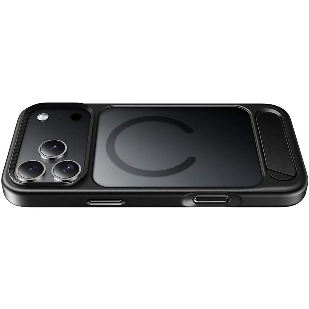 iPhone 17 Case HOCO AS12 MagSafe Semi-Transparent Kickstand Cover