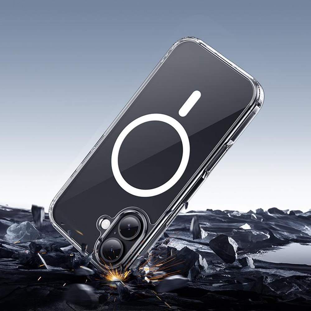 iPhone 17 Case HOCO MagSafe Clear Airbag Shockproof Back Cover