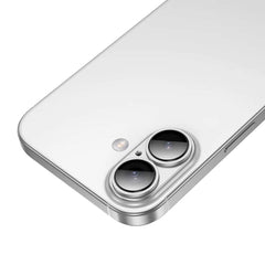 iPhone 17 Lens Protector HOCO V16 Aluminum Full Guard – Silver