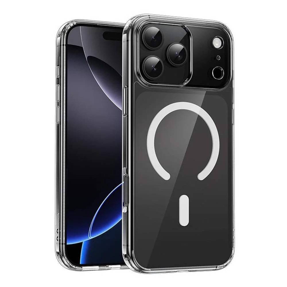 iPhone 17 Pro Case - Clear Acrylic MagSafe Cover (Transparent)
