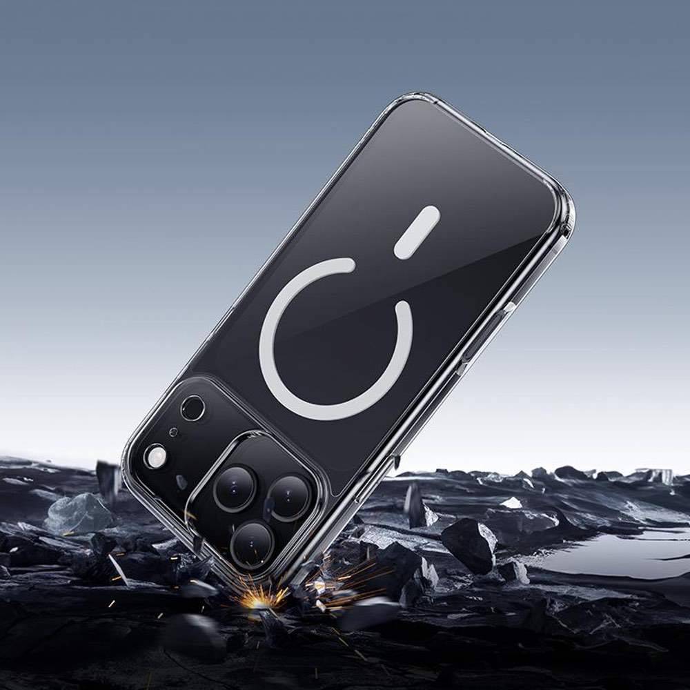 iPhone 17 Pro Case - Clear Acrylic MagSafe Cover (Transparent)