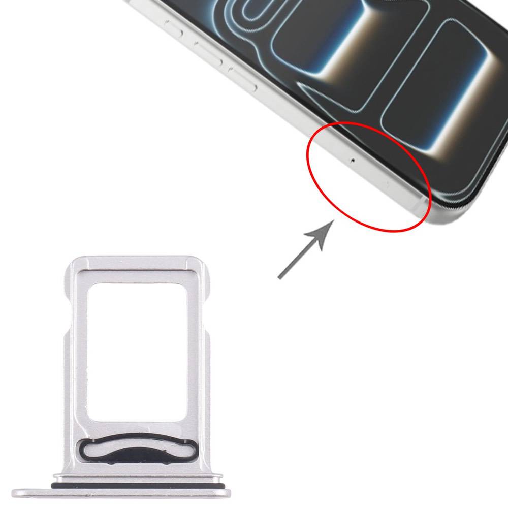 iPhone 17 Pro Max Dual SIM Card Tray - Silver
