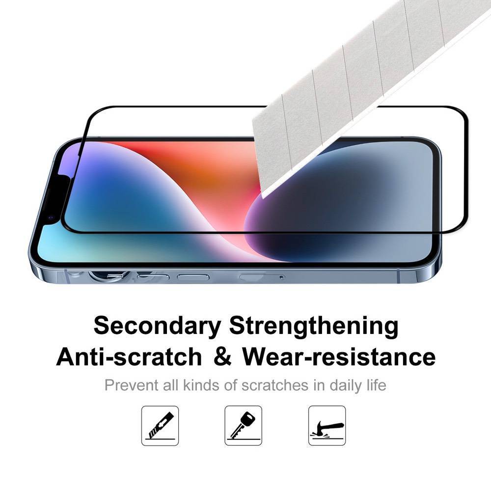 iPhone 17e / 16e Full Glue Tempered Glass Screen Protector