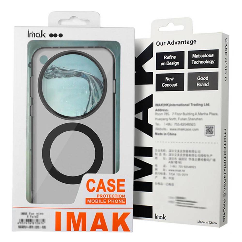 iPhone Air MagSafe Case - IMAK Candy Shockproof Black Cover