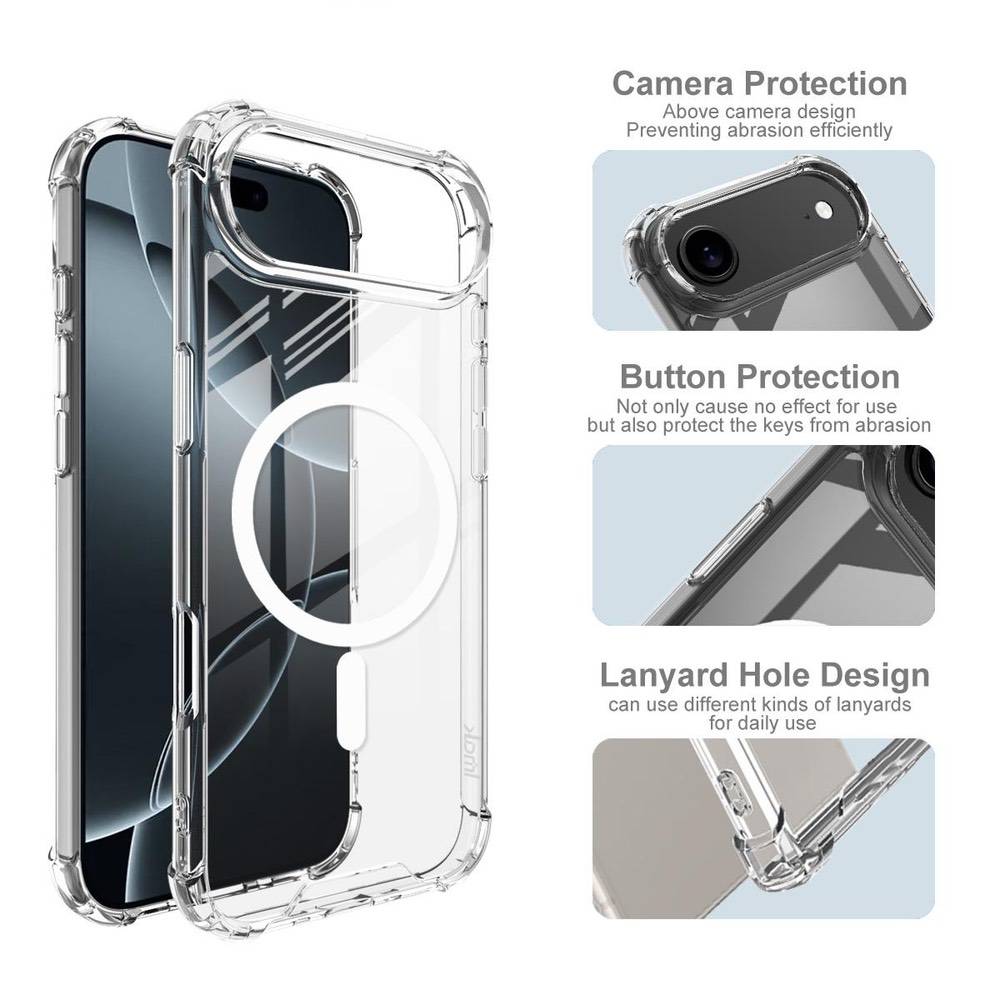 iPhone Air MagSafe Case - IMAK Space Shield Clear Airbag Cover