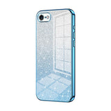 iPhone SE 2022 / 2020 / 8 / 7 Case With Glitter Powder Shockproof - Blue