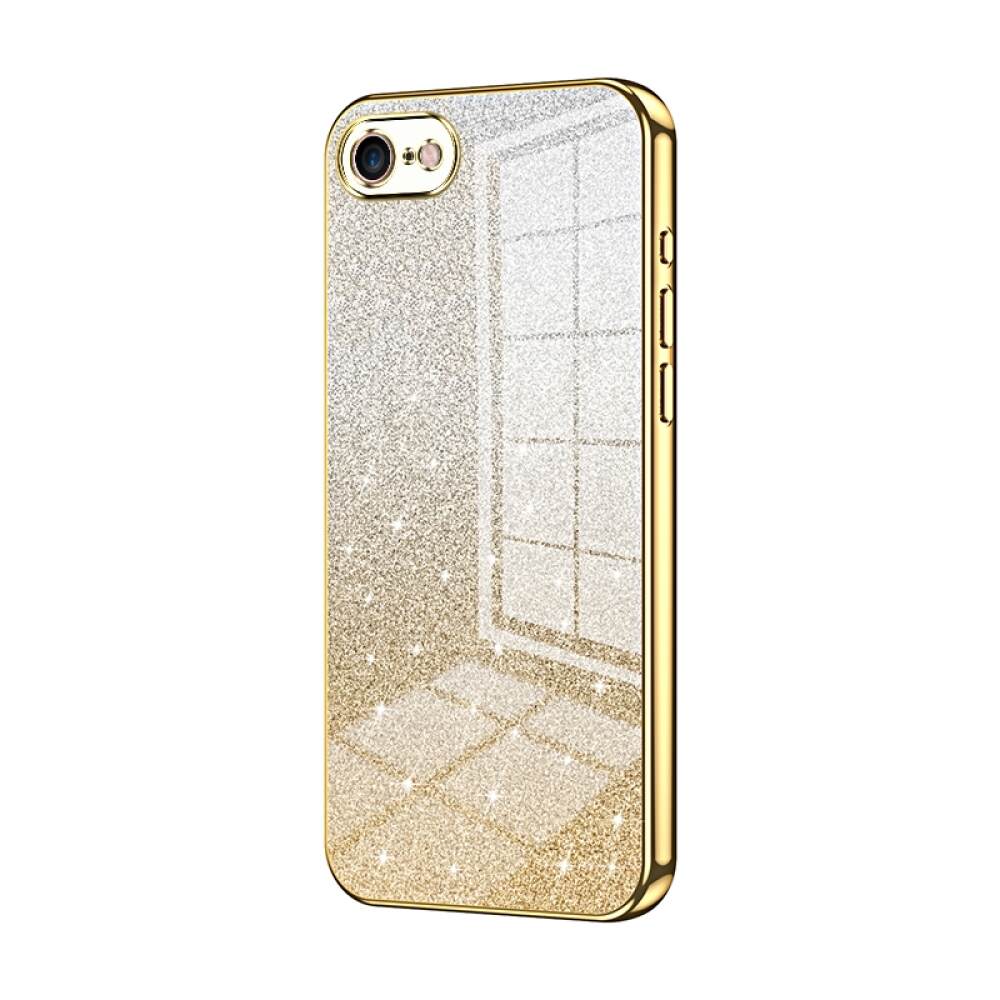 iPhone SE 2022 / 2020 / 8 / 7 Case With Glitter Powder Shockproof - Gold