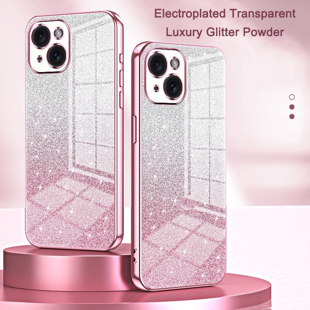 iPhone SE 2022 / 2020 / 8 / 7 Case With Glitter Powder Shockproof - Purple