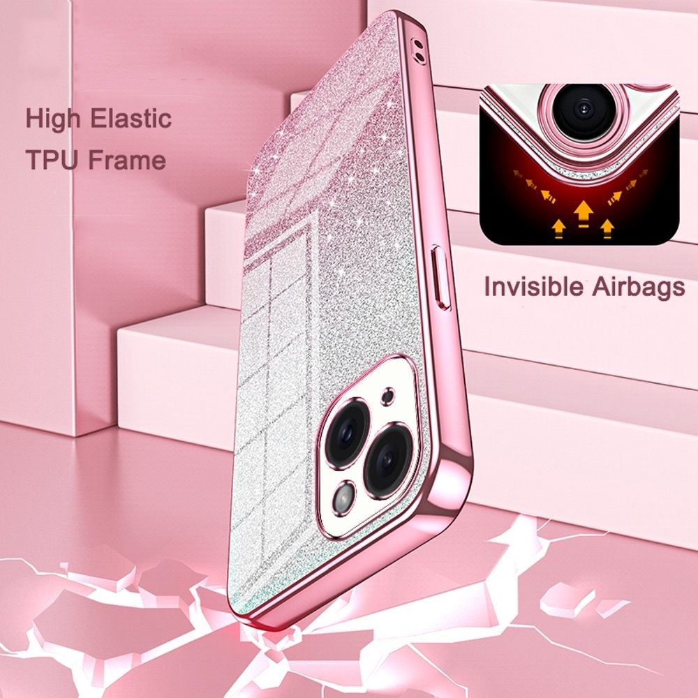 iPhone SE 2022 / 2020 / 8 / 7 Case With Glitter Powder Shockproof - Purple