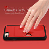 iPhone SE 2022 / 2020 / 8 / 7 Case Dux Ducis PU Leather + TPU - Red