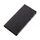 iPhone X / XS Case Made With PU Leather + TPU - Black