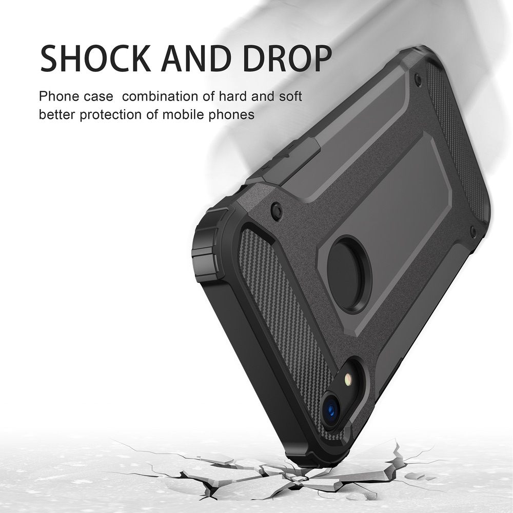 iPhone XR Case Armor Heavy Duty Protective - Black
