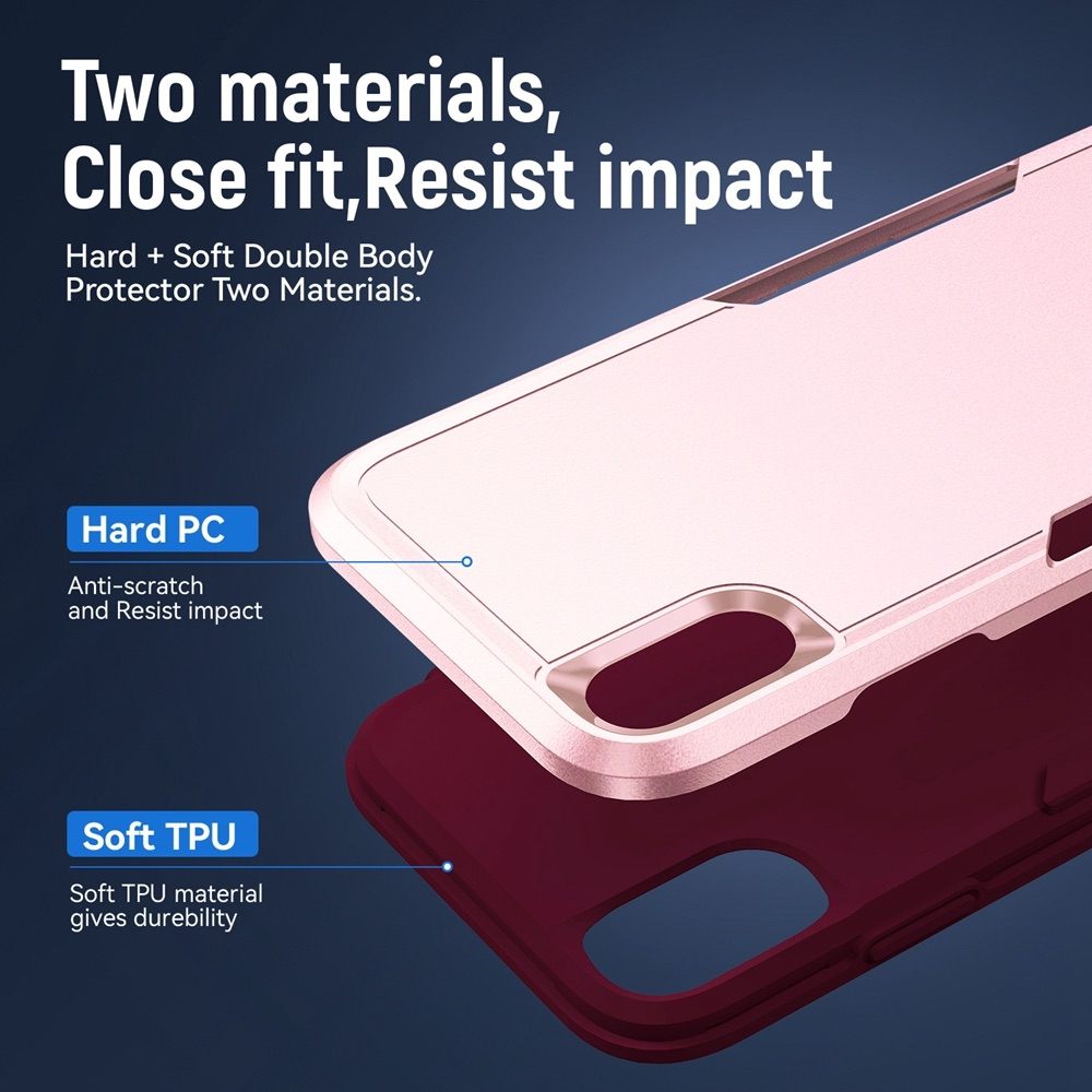 iPhone XR Case Armor Heavy Duty Secure - Pink