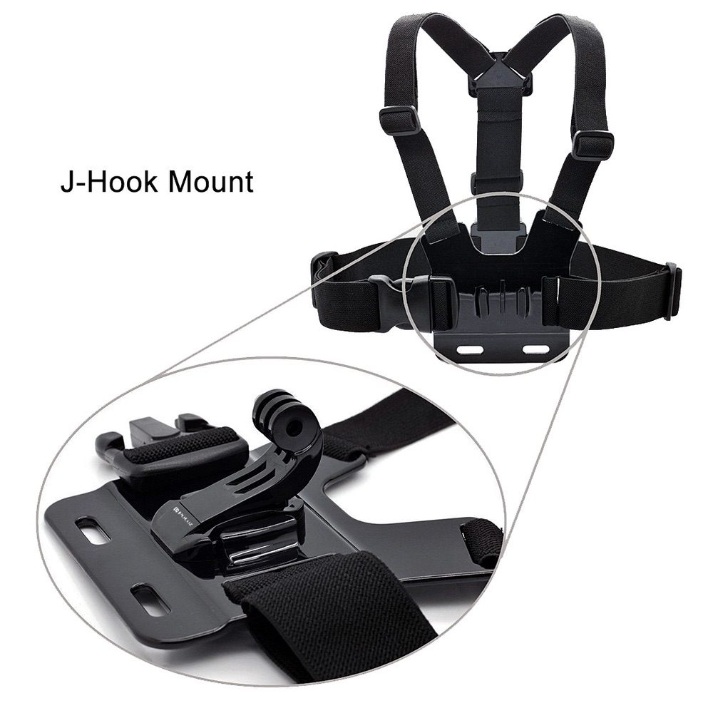 J-Hook Vertical Surface Buckle Mount Set - 2 Pcs