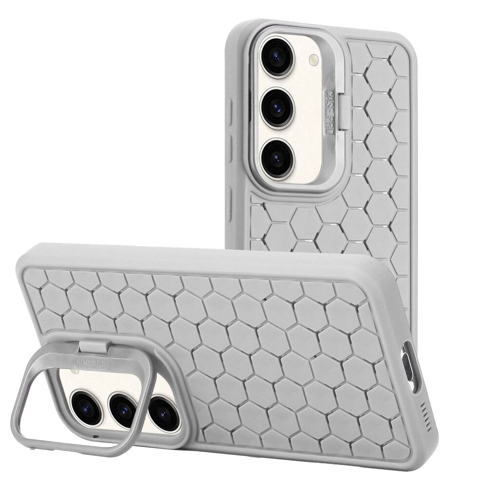 Samsung Galaxy S23 5G Case Lens Holder Shockproof TPU - Grey
