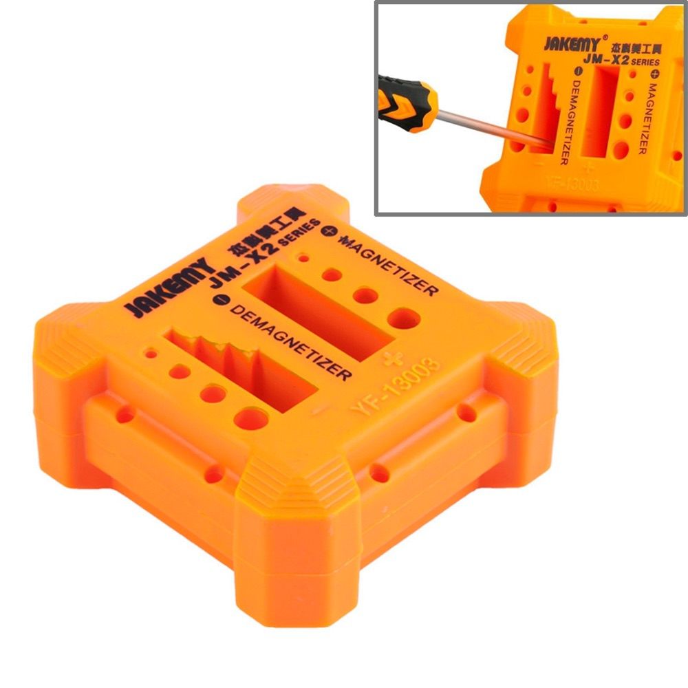 Magnetizer Kuning Magnetizer / Demagnetizer JAKEMY X2 with Screwdriver Holes – CellMart