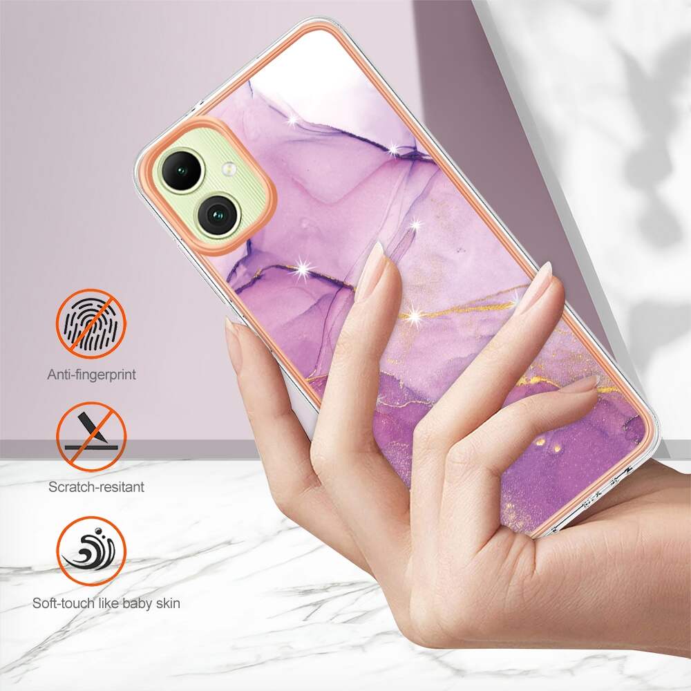 Samsung Galaxy A05 Case Marble Dual-side TPU - Purple