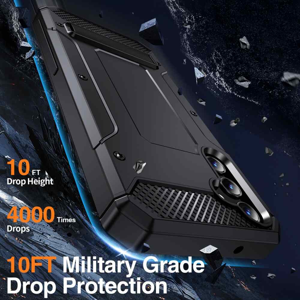 Samsung Galaxy A14 Case Protective Matte Holder - Black