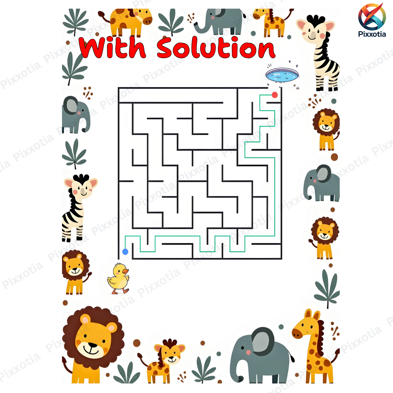 Maze Book for Kids PDF | Medium Level Mazes | Level 2 Printable