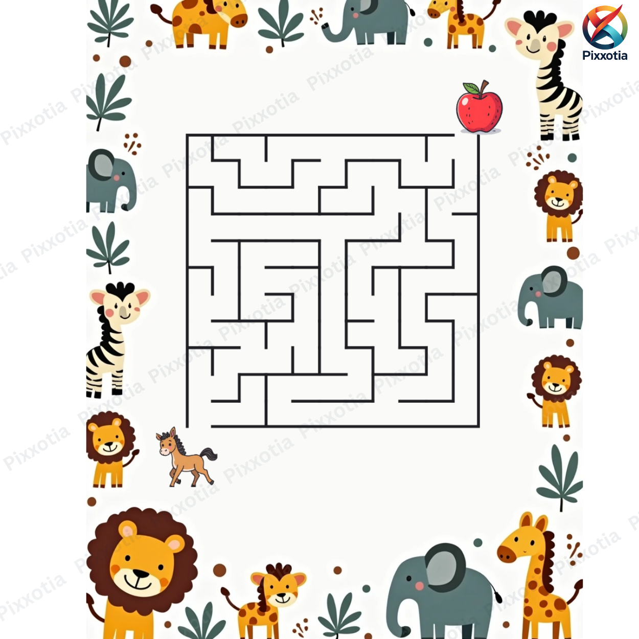 Maze Book for Kids PDF | Medium Level Mazes | Level 2 Printable